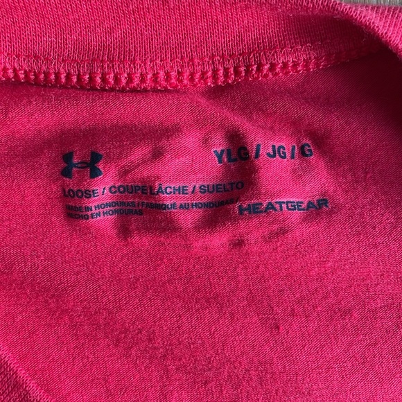 Under Armour short sleeve T-shirt, youth L, red - Picture 2 of 3